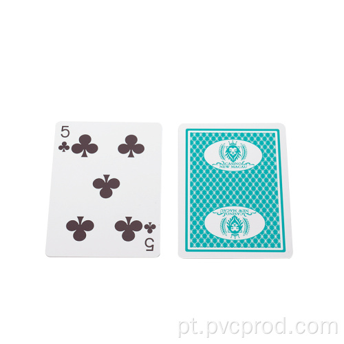 Cartões de poker de plástico especiais de cassino ou clube